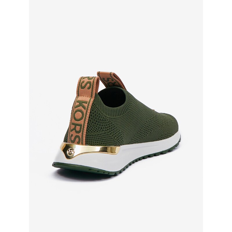 Zelené dámské slip on tenisky Michael Kors Bodie - Dámské