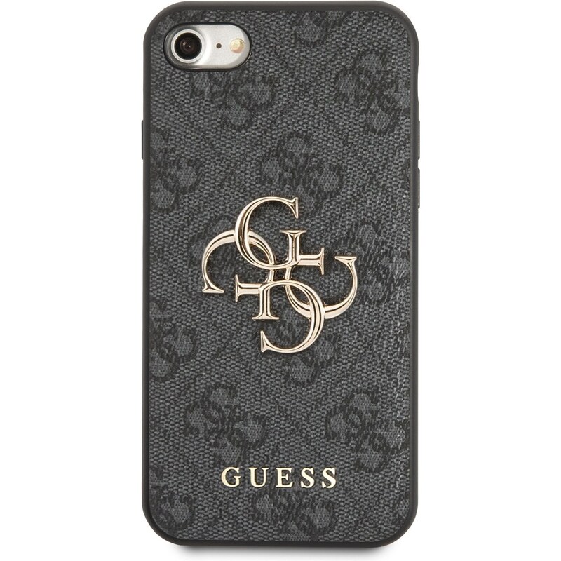 Ochranný kryt pro iPhone 7 / 8 / SE (2020/2022) - Guess, 4G Metal Logo Gray