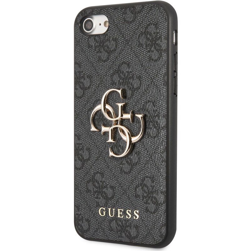 Ochranný kryt pro iPhone 7 / 8 / SE (2020/2022) - Guess, 4G Metal Logo Gray