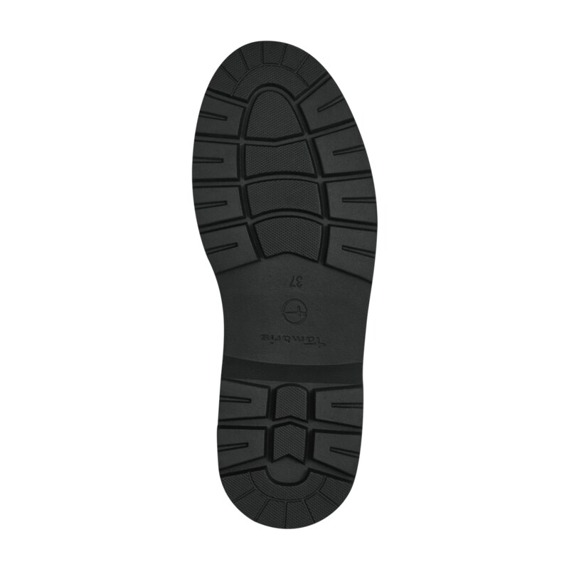 Elegantní kotníkové boty z broušené kůže Tamaris 1-25436-41 černá