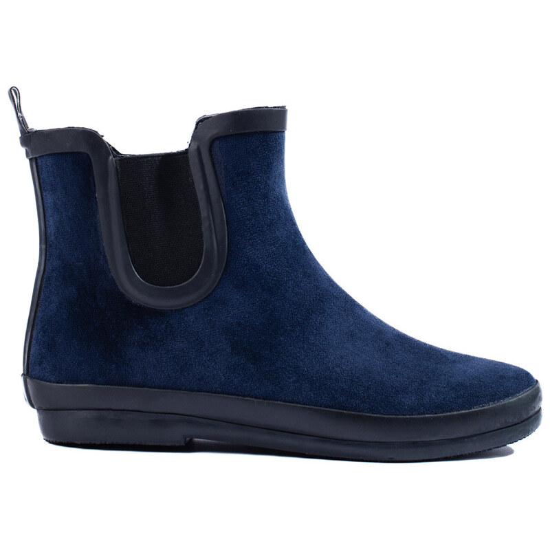 W. POTOCKI Suede insulated wellies navy blue Potocki