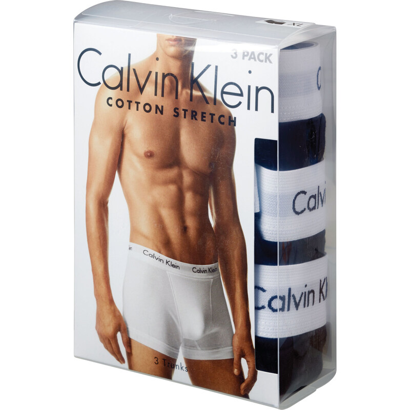 Pánské spodní prádlo 3P LOW RISE TRUNK 0000U2664G4KU - Calvin Klein