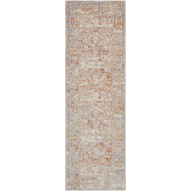 Nouristan - Hanse Home koberce Kusový koberec Cairo 105587 Port Said Cream Red – na ven i na doma - 80x200 cm