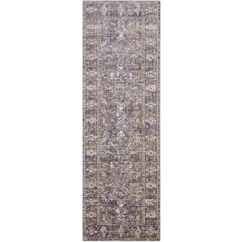 Nouristan - Hanse Home koberce Kusový koberec Cairo 105588 Port Said Cream Blue – na ven i na doma - 80x200 cm