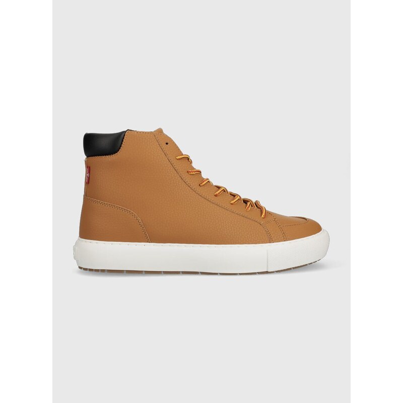 Sneakers boty Levi's WOODWARD RUGGED CHUKKA hnědá barva, 234718.26