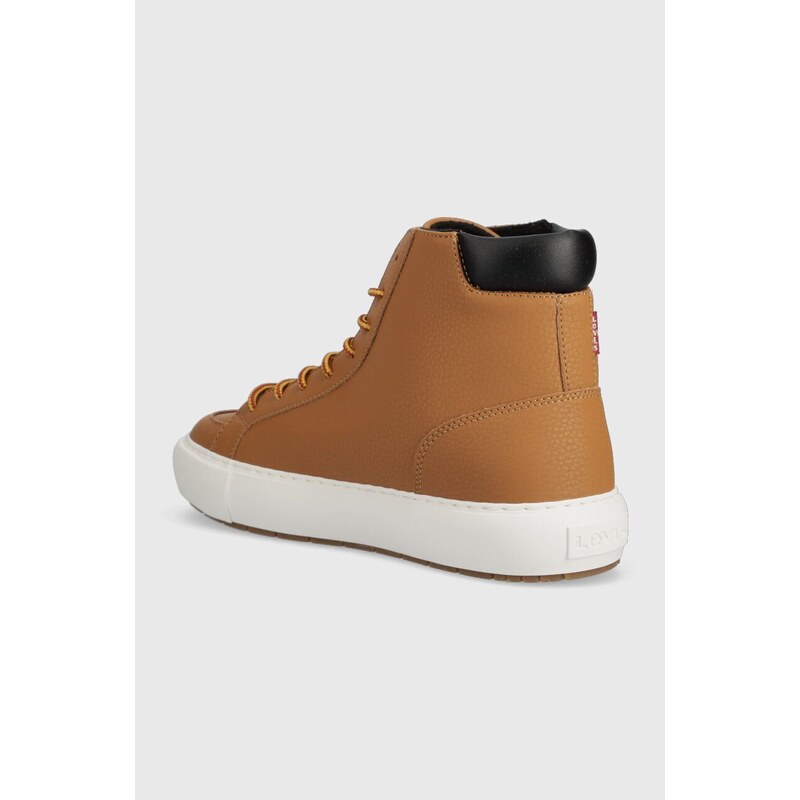 Sneakers boty Levi's WOODWARD RUGGED CHUKKA hnědá barva, 234718.26