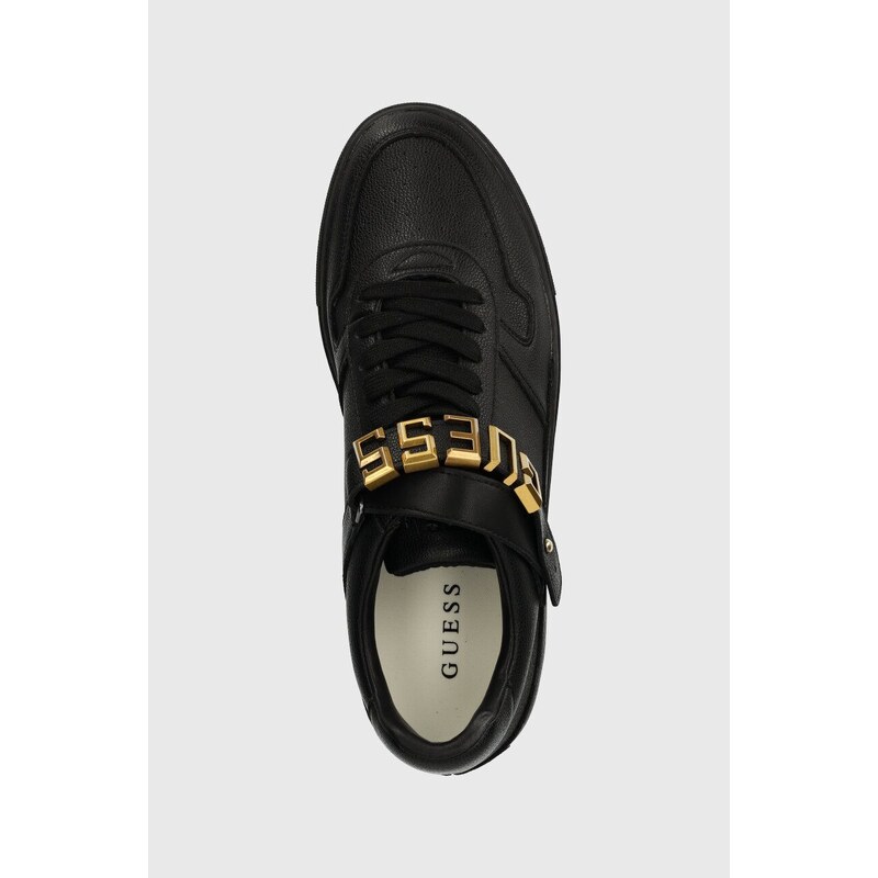 Sneakers boty Guess TRANI černá barva, FM7TRA ELE12