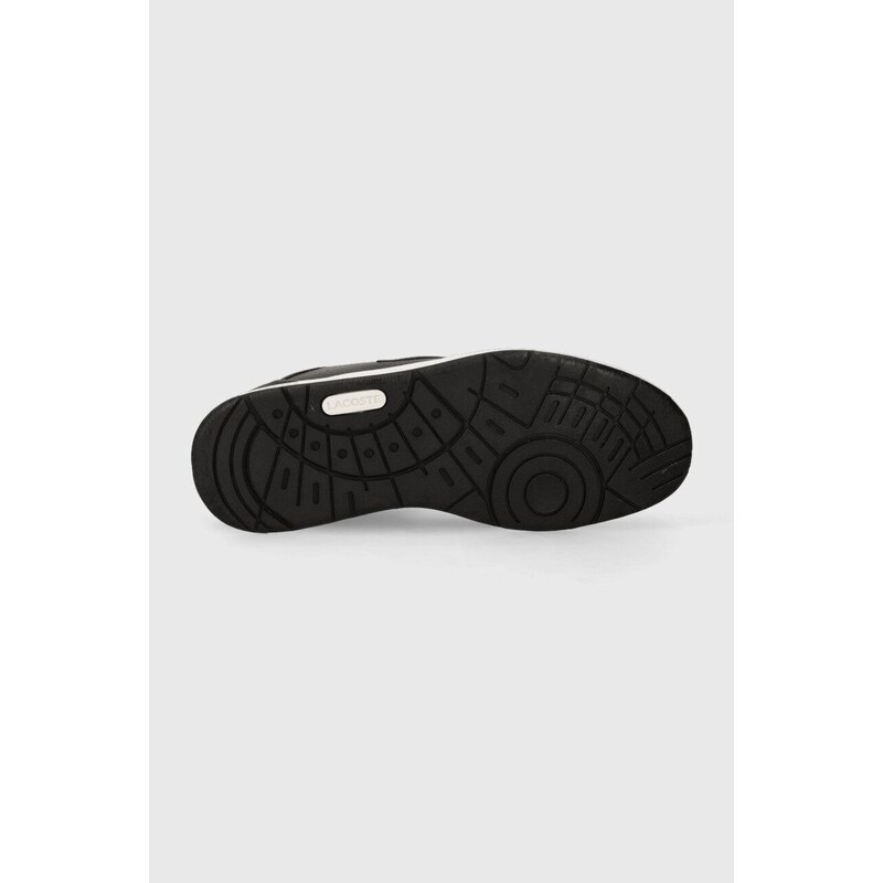 Kožené sneakers boty Lacoste COURT CAGE 223 3 SMA černá barva, 46SMA0091