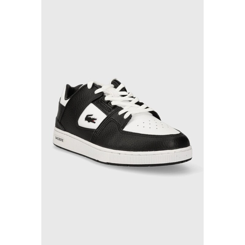 Kožené sneakers boty Lacoste COURT CAGE 223 3 SMA černá barva, 46SMA0091