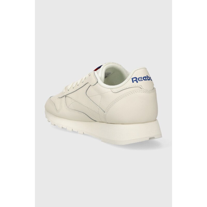 Kožené sneakers boty Reebok Classic CLASSIC LEATHER béžová barva