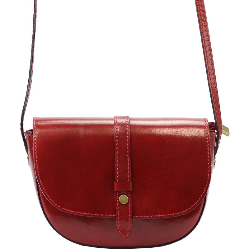 Kožená crossbody kabelka Gregorio 119 červená