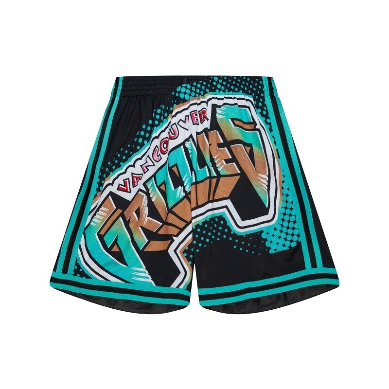 Mitchell & Ness Vancouver Grizzlies Big Face 7.0 Shorts / Černá, Zelená / XL