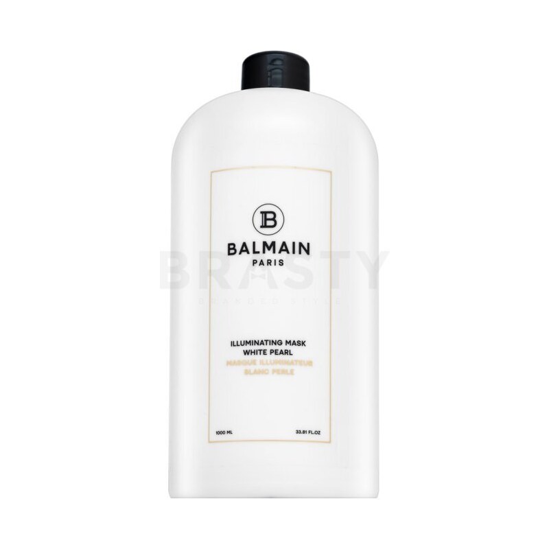 Balmain Illuminating Mask White Pearl neutralizující maska pro platinově blond a šedivé vlasy 1000 ml