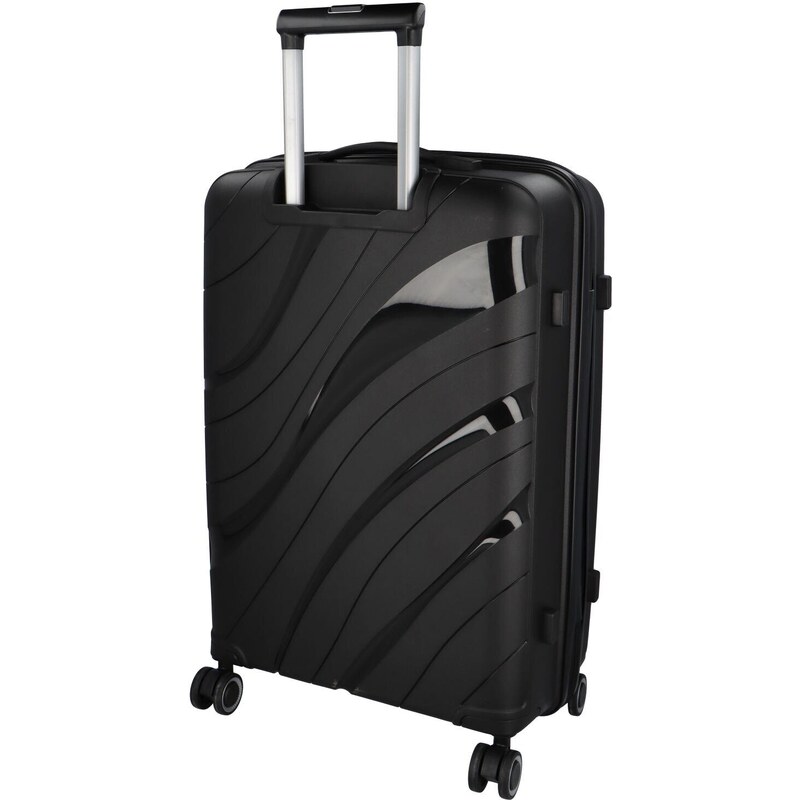 ORMI Cestovní plastový kufr Voyex velikosti M, černý