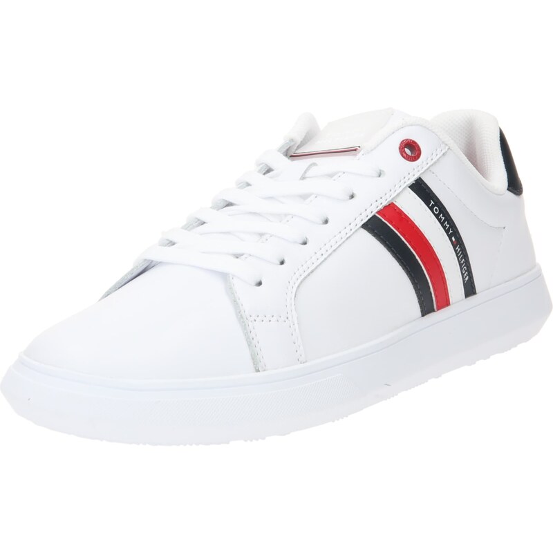 TOMMY HILFIGER Tenisky Essential červená / černá / bílá