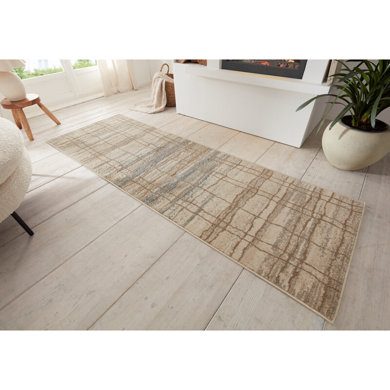 Hanse Home Collection koberce Kusový koberec Terrain 105601 Jord Cream Blue - 80x200 cm