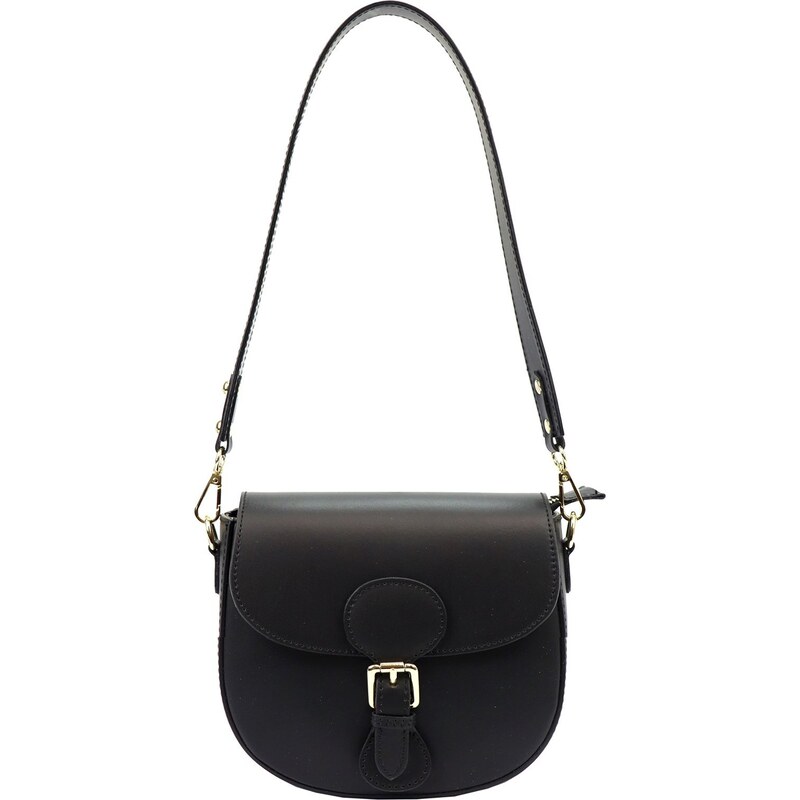 Kožená crossbody kabelka Luka 19-59-2 černá 84788753