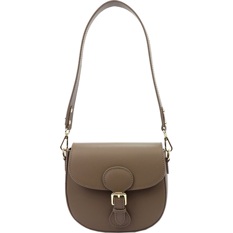 Kožená crossbody kabelka Luka 19-59-2 béžová 84788755