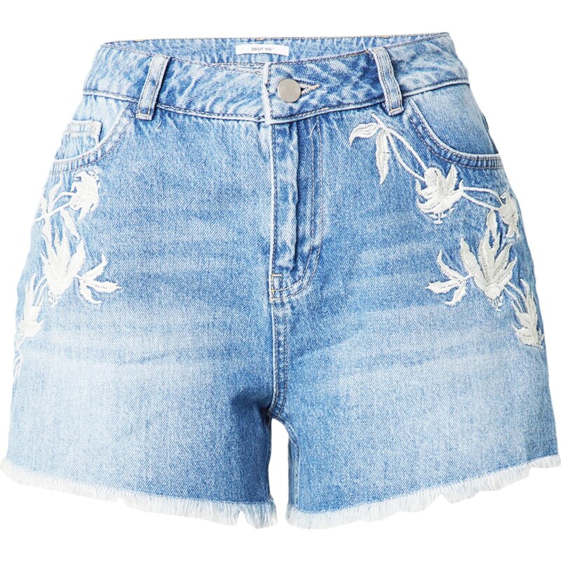 ABOUT YOU Džíny Gemma Shorts modrá džínovina 109424924