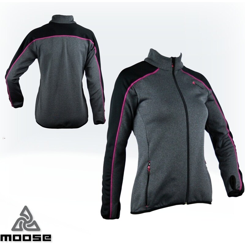RONDANE WOMEN softshell mikina na zip Moose 84797788