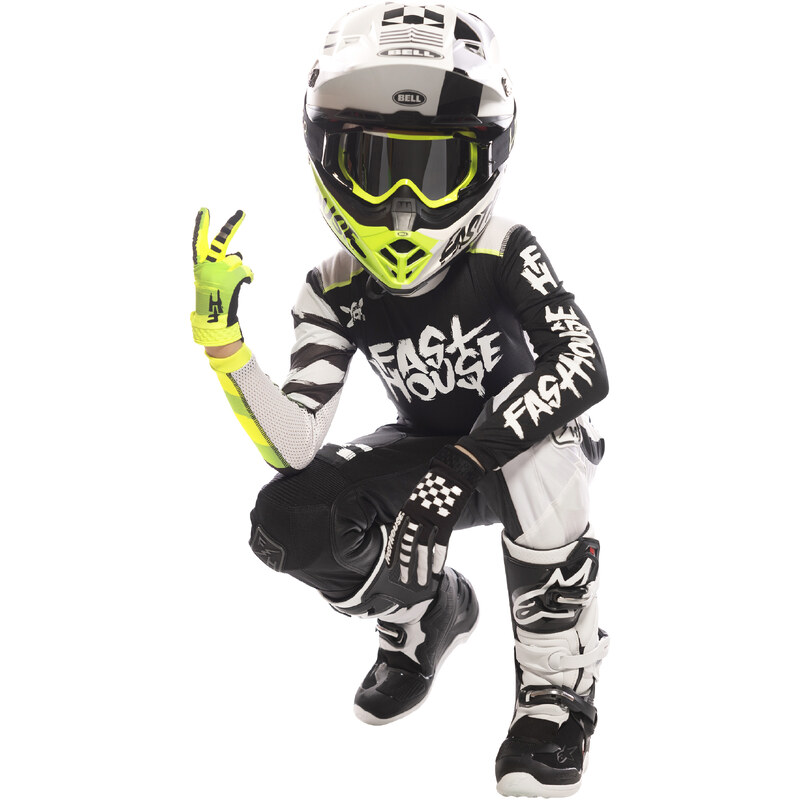 Fasthouse Youth Speed Style Jester Glove High Viz Black