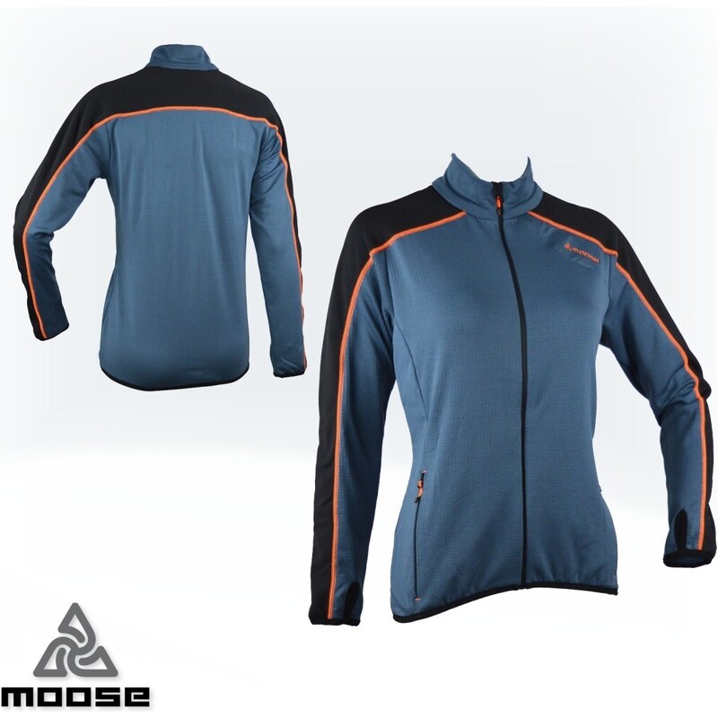 STELVIO WOMEN lehká mikina na zip Moose 84806553
