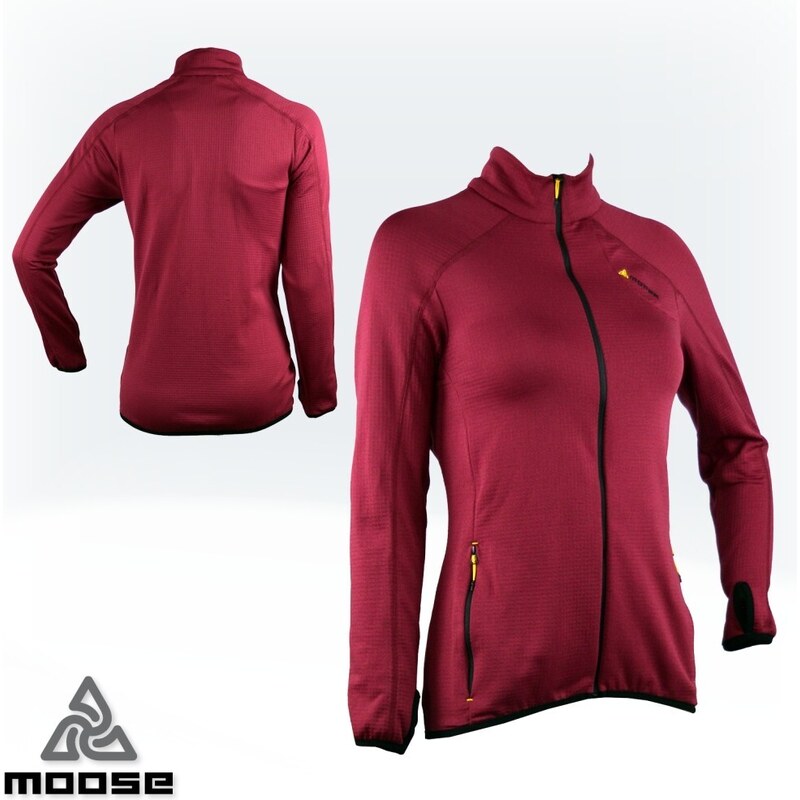 STELVIO LIGHT WOMEN letní mikina se zipem Moose 84806555