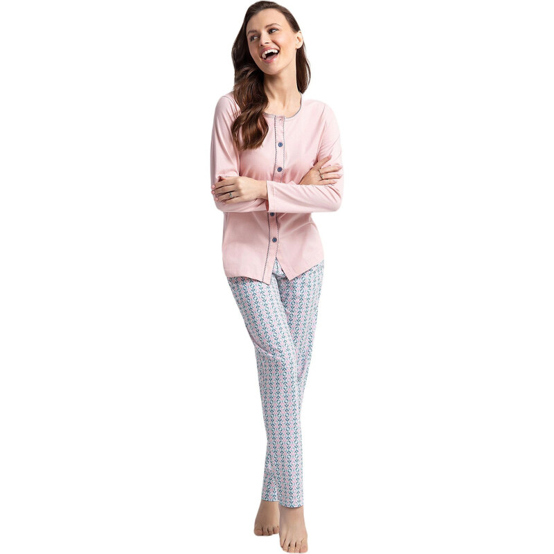 Dámské pyžamo 599 pink - Luna