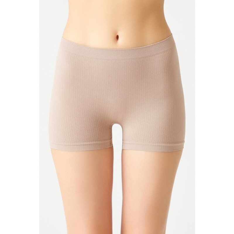 LOS OJOS Beige Corduroy Seamless Boxer Briefs