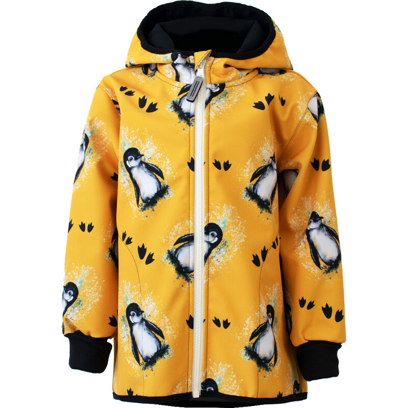 Crawler Softshellová bunda zateplená dětská Tučňáci
