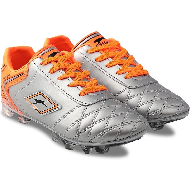 Slazenger Hugo Kr Boys Football Boots Grey / Orange