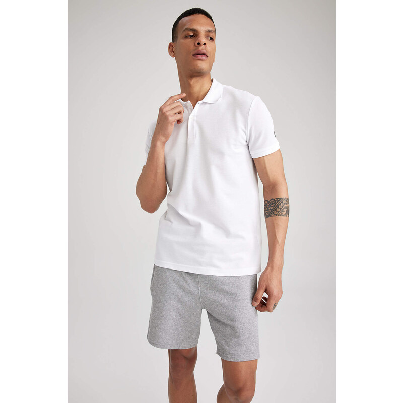 Defacto Fit Slim Fit Polo Neck Polo T-Shirt