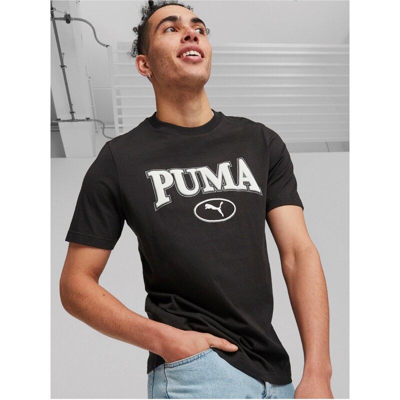 Černé pánské tričko Puma Squad - Pánské