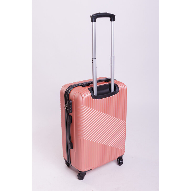 Cestovní kufr BERTOO Milano - růžový M