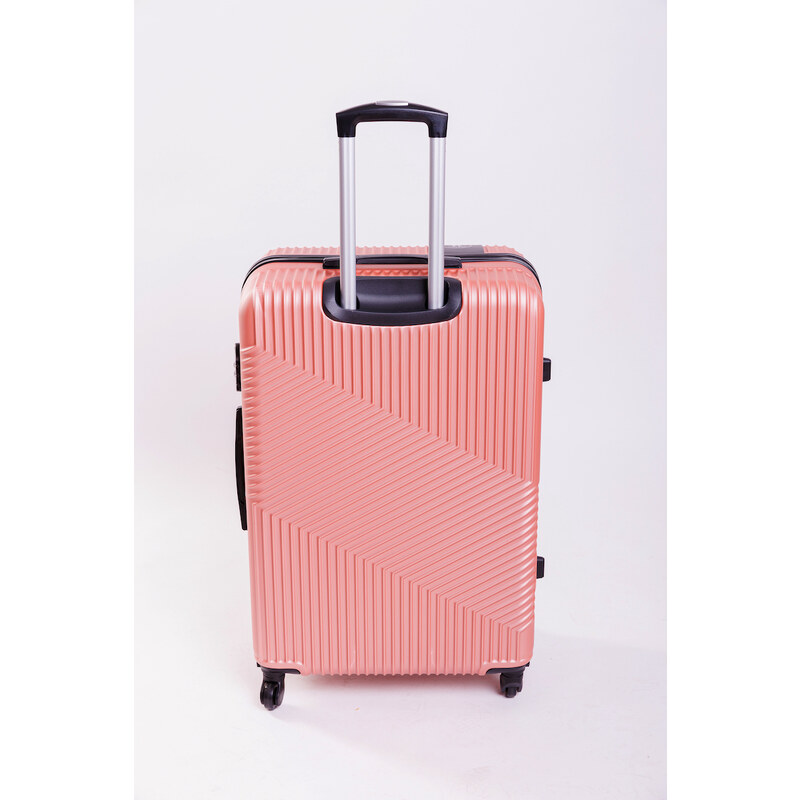 Cestovní kufr BERTOO Milano - růžový XXL