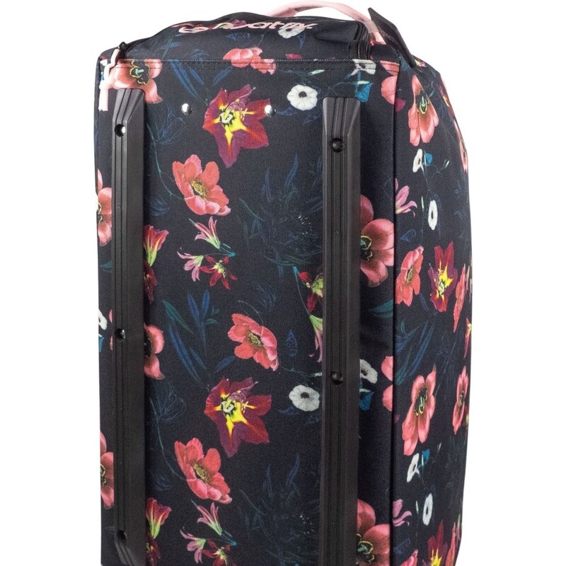 Cestovní taška Meatfly Gail černá/růžová