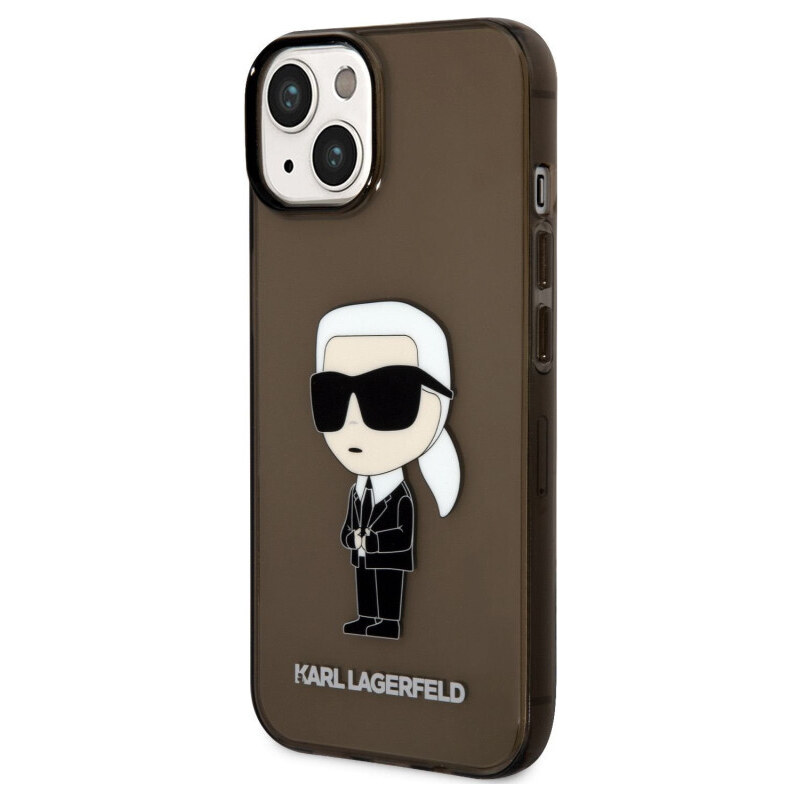 Apple iPhone 14 Karl Lagerfeld IML Ikonik NFT pouzdro černá