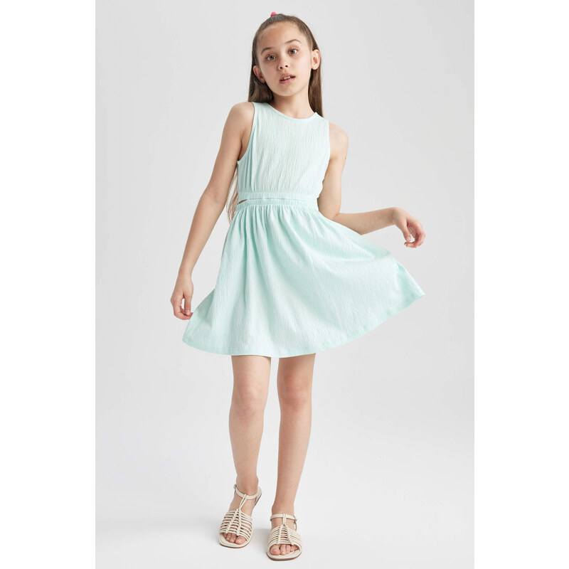 DEFACTO Girl Sleeveless Cotton Dress