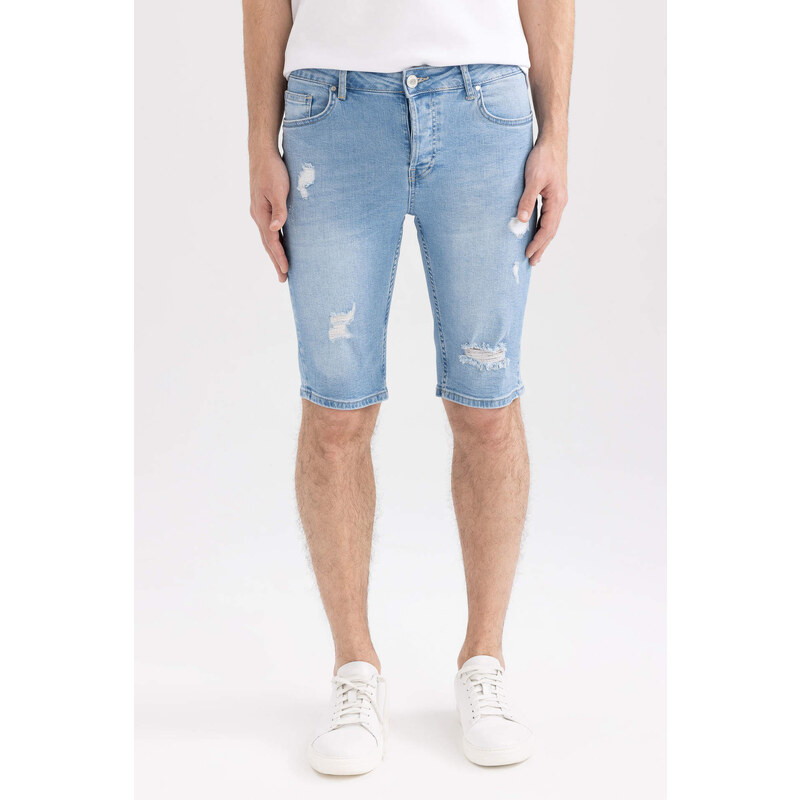 DEFACTO Slim Fit Jeans Bermuda