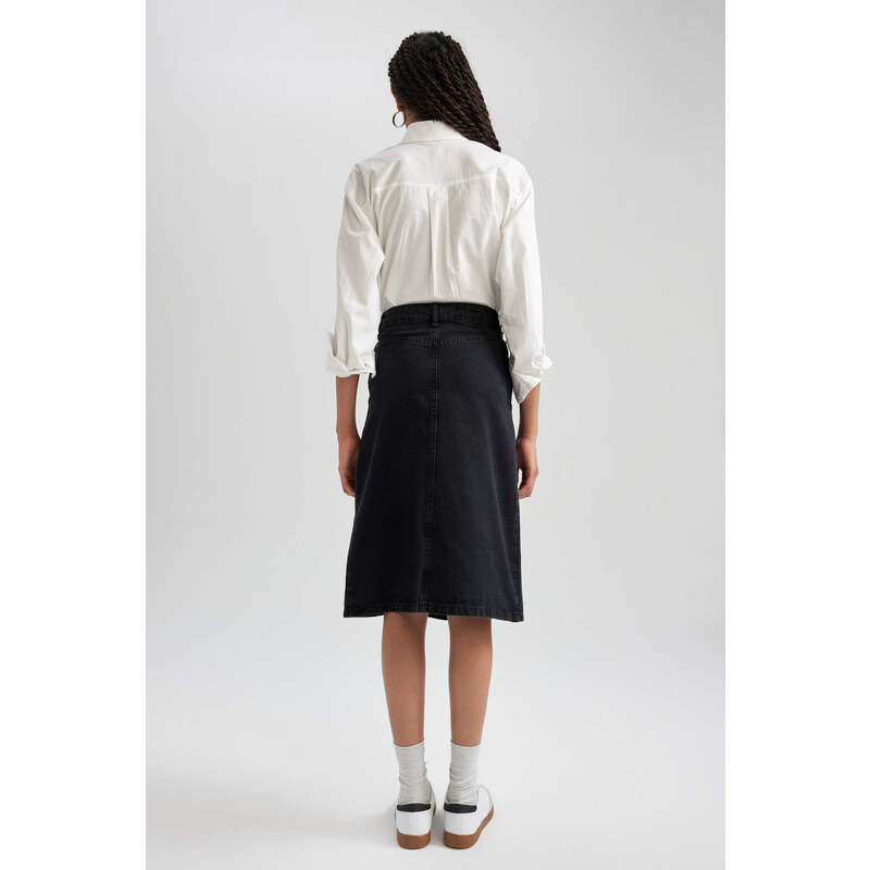 DEFACTO Jean Midi Skirt