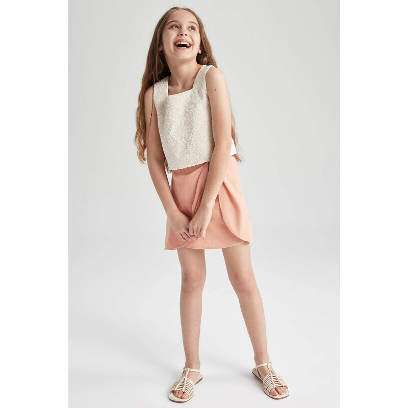 DEFACTO Girl Cotton Skirt