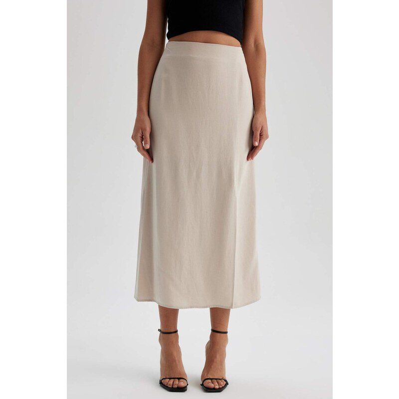 DEFACTO Lined Normal Waist Midi Skirt
