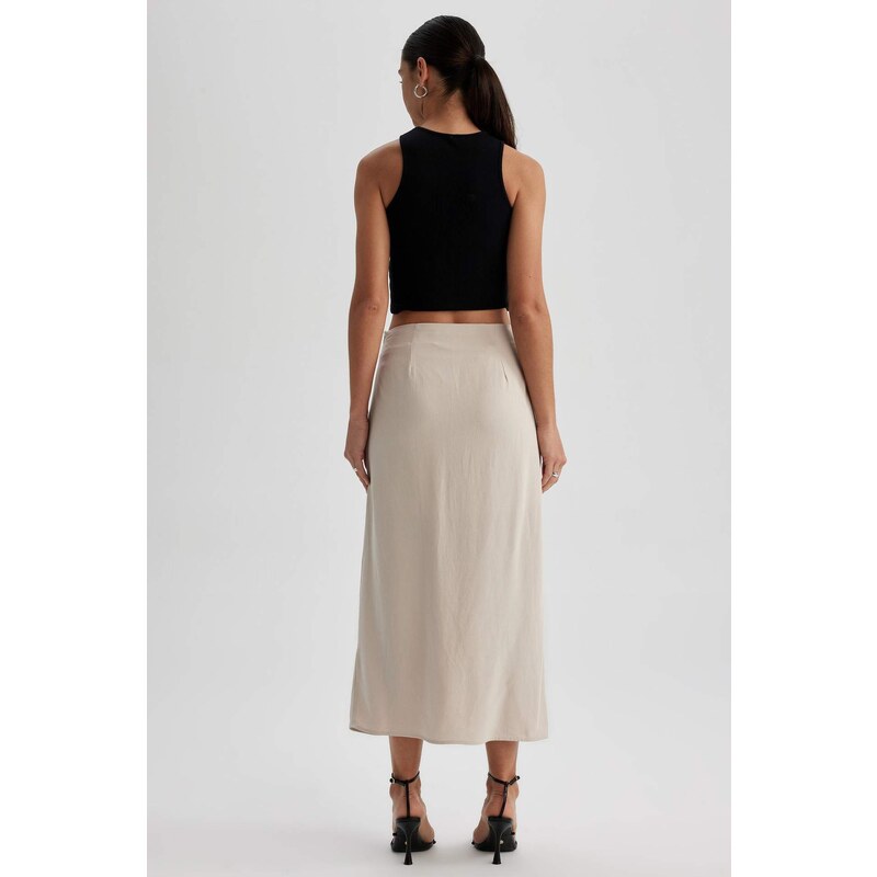 DEFACTO Lined Normal Waist Midi Skirt