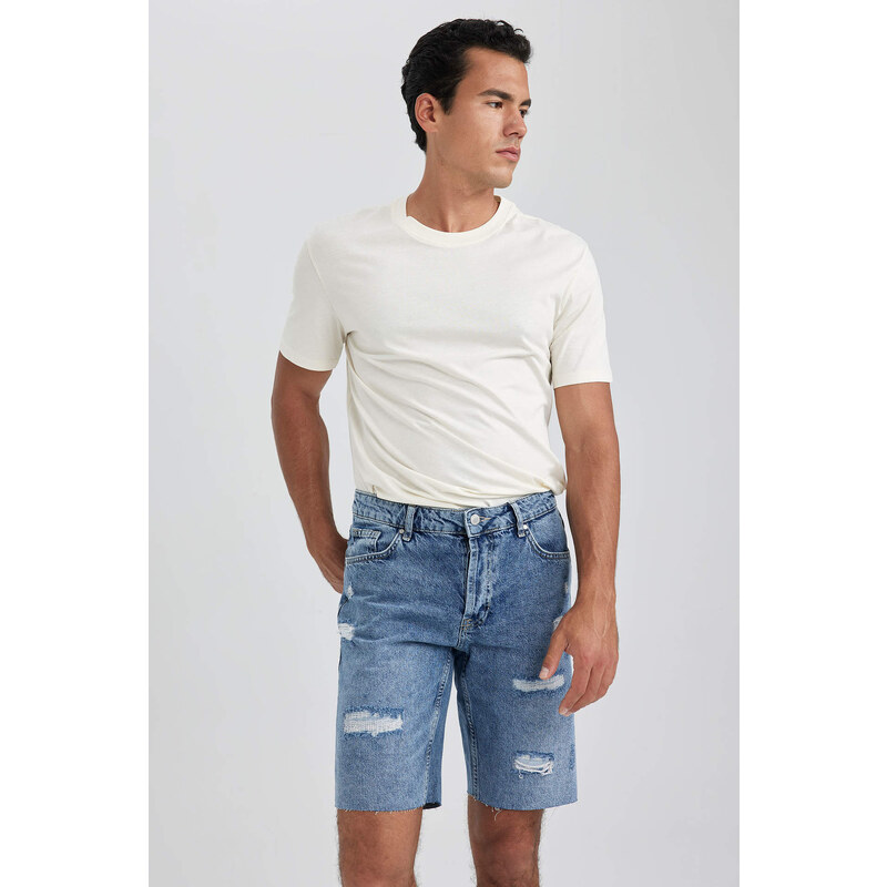 DEFACTO Slim Fit Jeans Bermuda