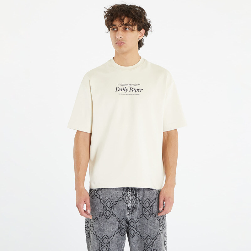 Pánské tričko Daily Paper Rosie Short Sleeve T-Shirt Birch White