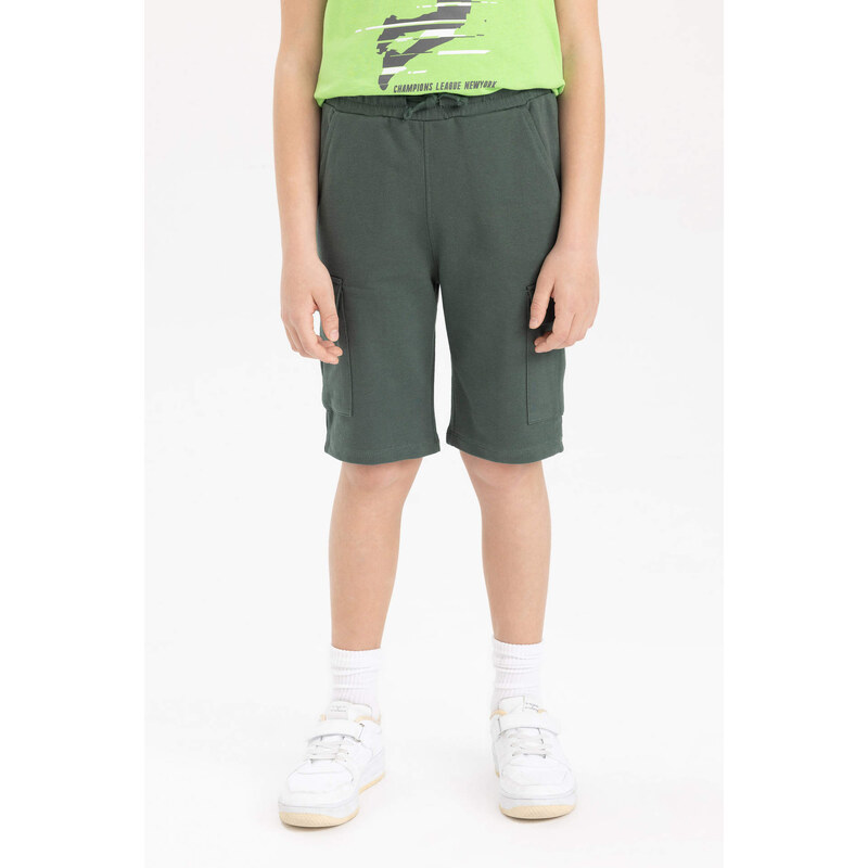 DEFACTO Boy Regular Fit Sweatshirt Fabric Shorts