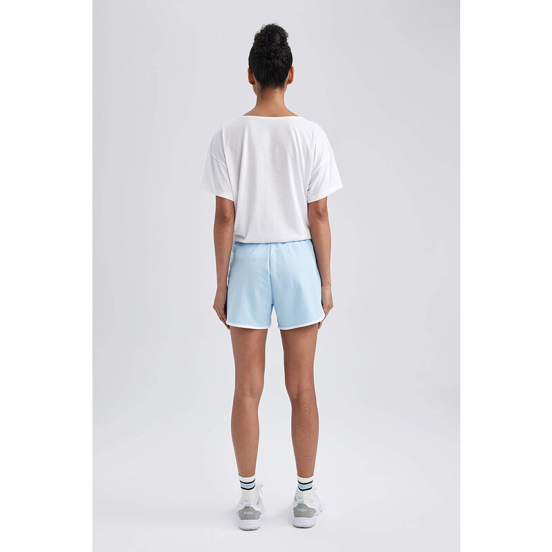 DEFACTO Standard Fit Thin Sweatshirt Fabric Short