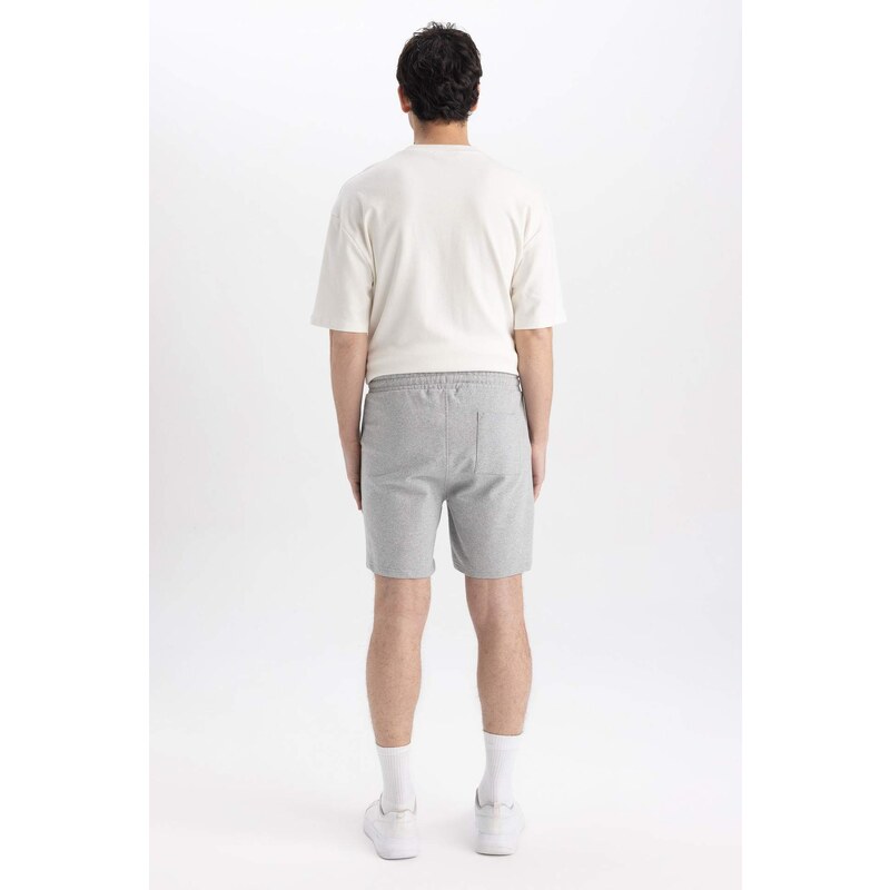 DEFACTO Slim Fit Cropped Leg Sweatshirt Fabric Shorts