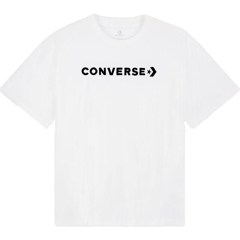Triko Converse Strip Wordmark Relaxed T-Shirt 10024661-a01-102