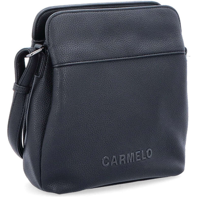 Kabelka ze syntetické kůže crossbody Carmelo černá 4273 C